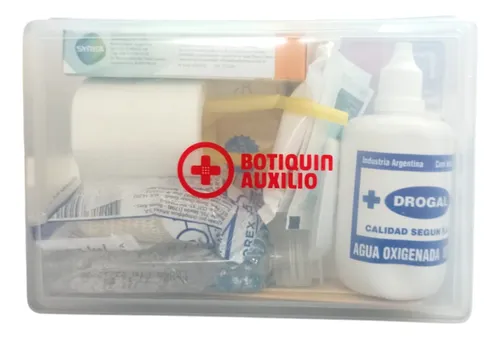 Botiquin Primeros Auxilios 15 Elementos Caja Plastica - Imagen 4