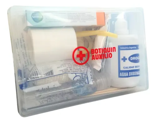 Botiquin Primeros Auxilios 15 Elementos Caja Plastica - Imagen 5